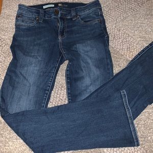 KUT from the Kloth Natalie High-Rise Bootcut jean 4 Short/8 1/2 rise 30” inseam